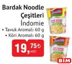 İNDOMİE BARDAK NOODLE ÇEŞİTLERİ 60 G